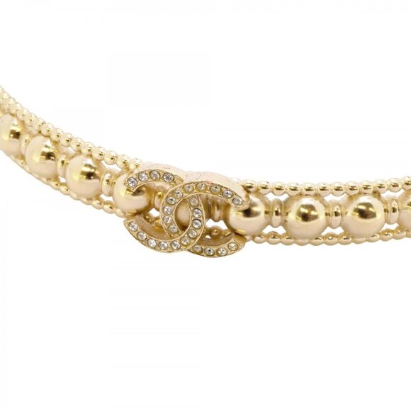 CHANEL Jewelry - CHANEL Authentic Gold Logo Necklace